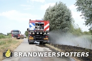 Natuurbrand Sportpark de Contreie Weststadweg in Oosterhout