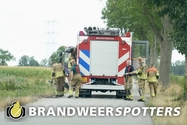 Natuurbrand Hoefweg in Dongen