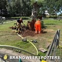 Buitenbrand Burggravenlaan in Geertruidenberg