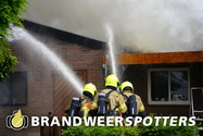 Boerderij in brand (grote brand) Oosterwijksestraat in Alphen (+Video)