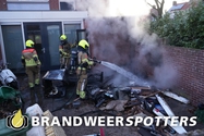 Woningbrand Eikenlaan in Oosterhout