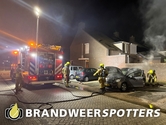 Autobrand Roemer Visscherstraat in Raamsdonksveer