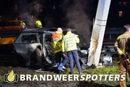 Autobrand A58 links thv hectometerpaal 40,0 nabij Tilburg (+ Video)