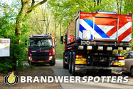 Bosbrand Burgemeester Materlaan in Oosterhout