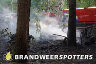 Bosbrand Kalbergseweg in Oosterhout