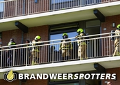 Woningbrand Paterserf in Oosterhout