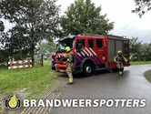 Brand bijgebouw Vosheining in Tilburg