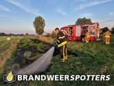 Bermbrand Brielseweg in Drimmelen
