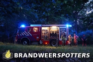 Bosbrand Wethouder van Dijklaan in Dorst