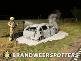 Autobrand Zijlweg in Raamsdonk