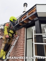 Gebouw in brand Acaciastraat in Made