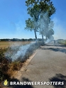 Bermbrand Vogelenzangweg in Dongen