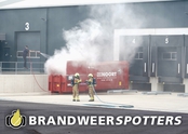 Containerbrand Vijf Eiken in Rijen