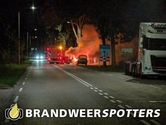 Autobrand Zeggelaan in Terheijden
