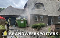 Containerbrand Kade in Rucphen