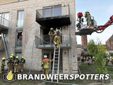 Woningbrand (grote brand) St. Theresiastraat in Raamsdonksveer