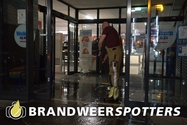 Wateroverlast Supermarkt Aldi Zandheuvel in Oosterhout