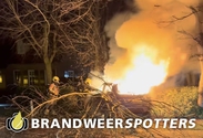 Autobrand Galderseweg in Galder