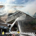 Brand bijgebouw (zeer grote brand) Huizersdijk in Zevenbergen