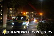 Woningbrand (middel brand) Slotjesveld in Oosterhout