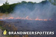 Buitenbrand (middel brand) N260 Re - Burgemeester Letschertweg in Tilburg