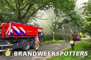 Buitenbrand (middel brand) de Heikant in Sprundel