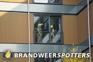Woningbrand (middel brand) Ringbaan-Zuid in Tilburg (+ Video)