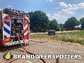 Brand bijgebouw (middel brand) Stelvenseweg in Made