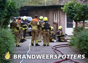 Woningbrand (middel brand) Chaamseweg-Hazenberg in Ulicoten