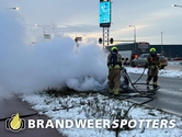 Autobrand Franklin Rooseveltlaan in Breda