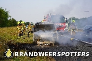 Voertuig in brand A58 Re 49,9 in Gilze