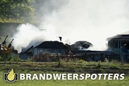 Buitenbrand PROVINCIALEWEG in OOSTEIND