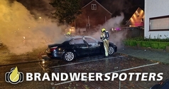 Voertuig in brand Valkendonk in ST. WILLEBRORD