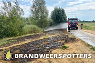 Natuurbrand Sportpark de Contreie Weststadweg in Oosterhout