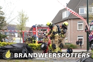 Woningbrand (middel brand) Schapendonk in Raamsdonksveer
