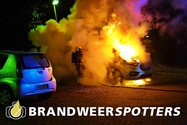 Voertuig in brand Frankische Driehoek in Goirle (+Video)