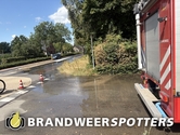 Wateroverlast Beethovenstraat Westerlaan in Dongen
