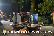 Melding Ongeval wegvervoer (Soort THV: Zware THV) Grote Heistraat in Wernhout