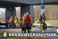 Persoon te water PKP Bredaseweg in Oosterhout