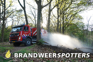 Bosbrand Burgemeester Materlaan in Oosterhout